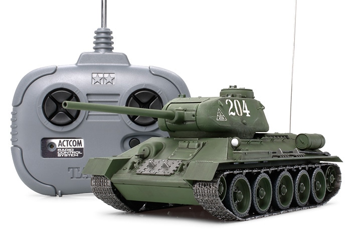 タミヤ 1/35RCタンクシリーズ T-34-85 中戦車(4chユニット付) | タミヤ