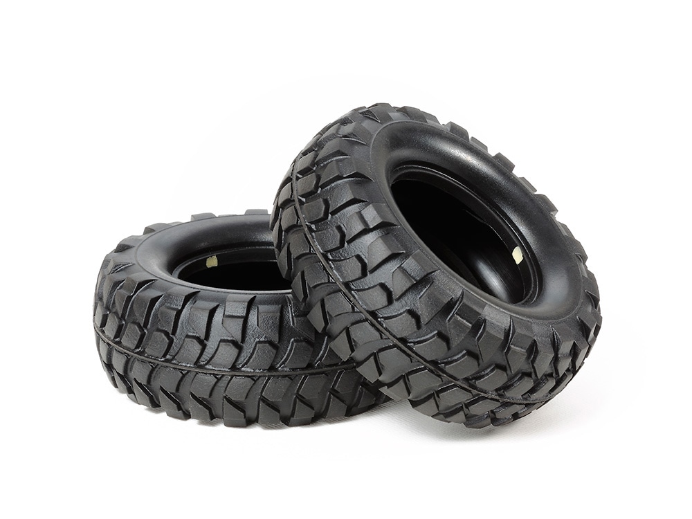 ROCK BLOCK TIRES (SOFT/2PCS.) (CC-01) | TAMIYA