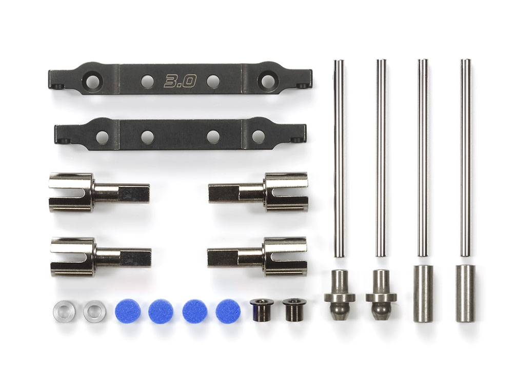 TT-02 TYPE-S STEEL SUSPENSION MOUNT SET | TAMIYA