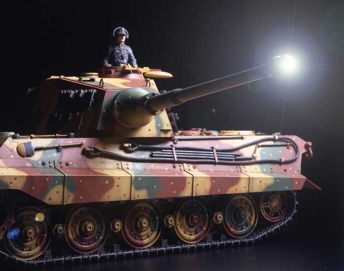 TAMIYA タミヤ 1/16 ドイツ重戦車 キングタイガー ポルシェ砲塔-