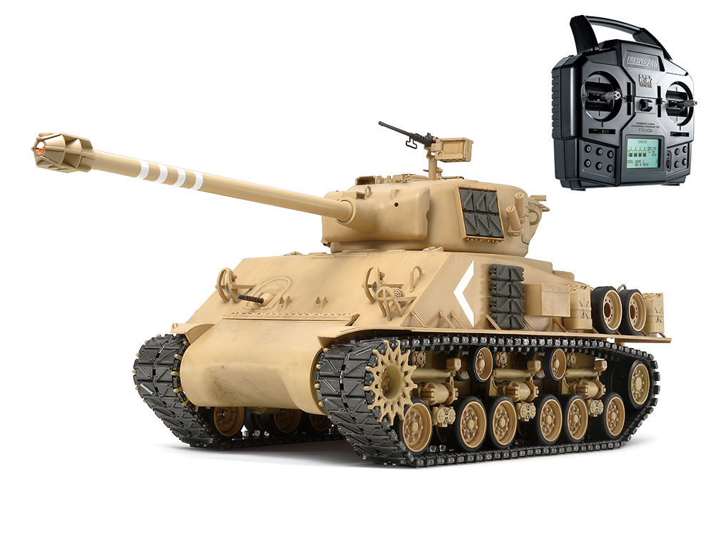 タミヤ 1/16 RC M4シャーマン （105mm榴弾砲） フルオペレーション