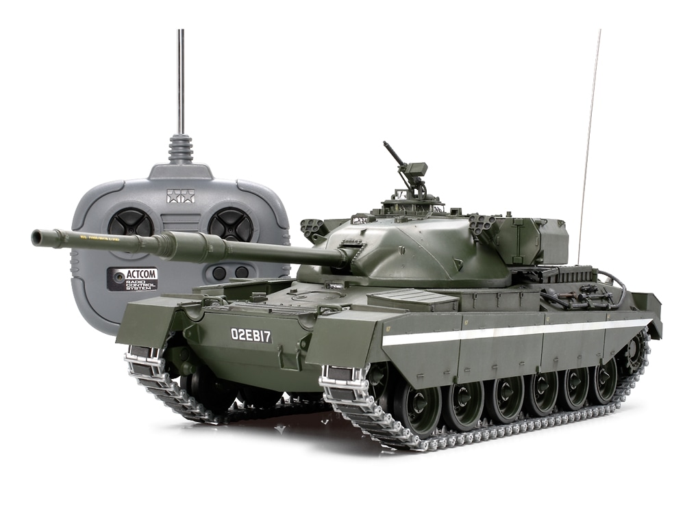 タミヤ 1/25RCタンクシリーズ イギリス陸軍 チーフテン戦車 (4chユニット付) | タミヤ