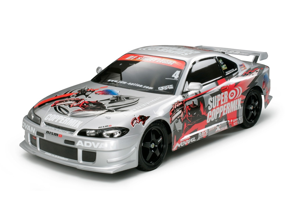 品質保証新品走行動画有 1/10 タミヤ ニスモ カッパーミックス シルビア NISMO COPPERMIX SILVIA S15 フルセット 即ドリ フルメンテナンス 夜間走行可能 田宮模型