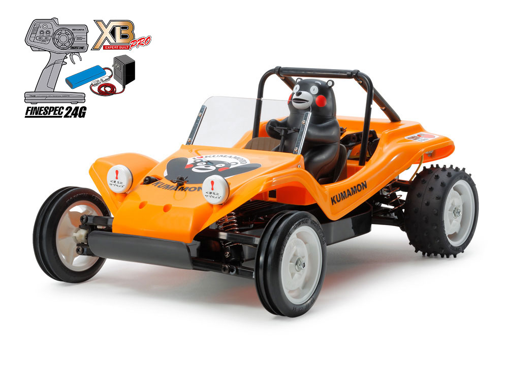 タミヤTAMIYA XB PRO RCバギー　くまモンバージョンタイプ組み立て済み