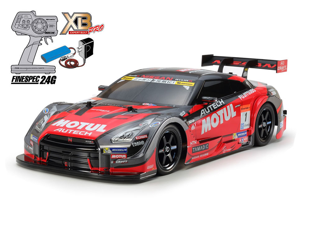 80/20クロス タミヤ 1/10 XB MOTUL AUTECH GT-R プロポ付 完成品