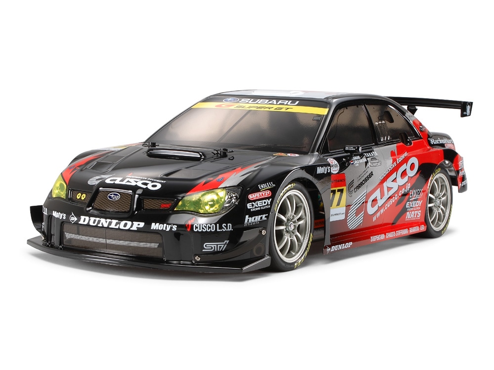 タミヤ 電動RCカーシリーズ 1/10RC クスコ DUNLOP スバル インプレッサ