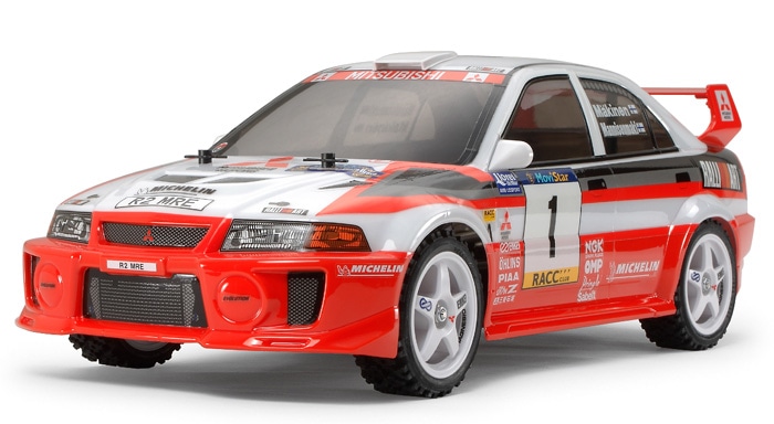 タミヤ 電動RCカーシリーズ 1/10RC 三菱ランサー エボリューション V