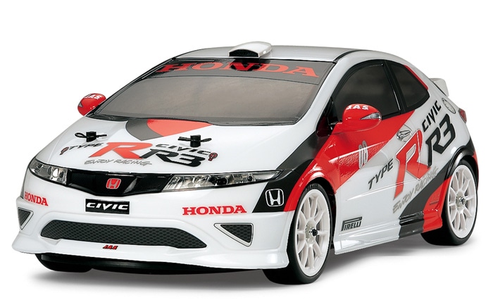 タミヤ 1/10電動RC シビック TYPE R R3 (FF-03) - ホビーラジコン