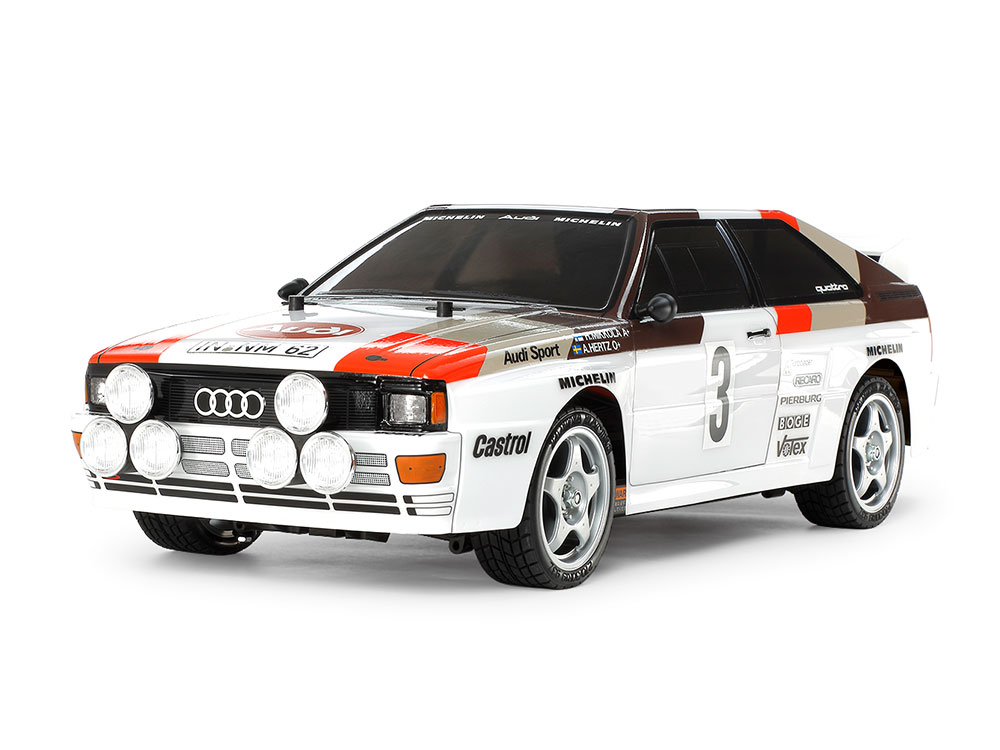 タミヤ ボディ アウディ クアトロ ラリー A2 Audi Quattro rally TT-02-