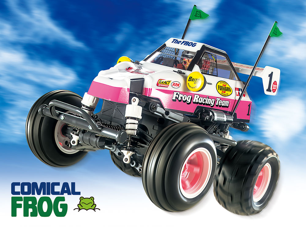 タミヤ 電動RCカーシリーズ 1/10RC コミカル マイティフロッグ(WR-02CB 