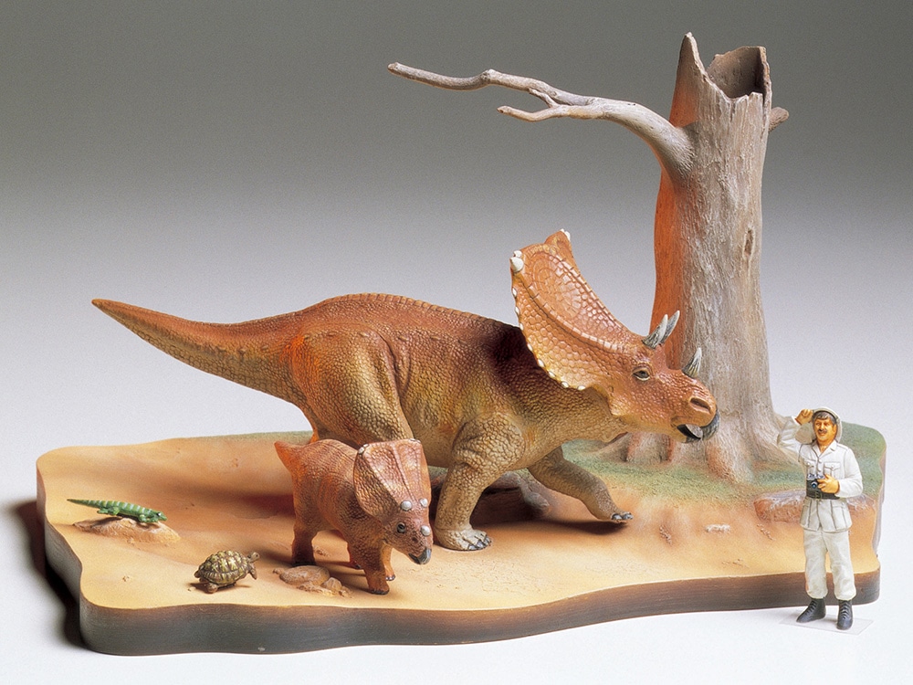 超恐竜1993年【箱付】トリケラトプス＆ステゴサウルス（バンダイ）２体セット