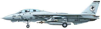 タミヤ 1/32 エアークラフトシリーズ F-14A トムキャット“ブラック