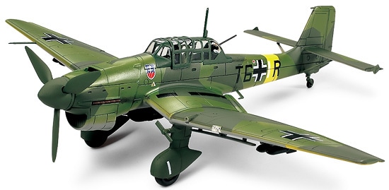 タミヤ 1/72 ウォーバードコレクション ユンカース Ju87 B-2/R-2
