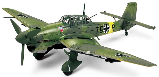 タミヤ 1/72 ウォーバードコレクション ユンカース Ju87 B-2/R-2 