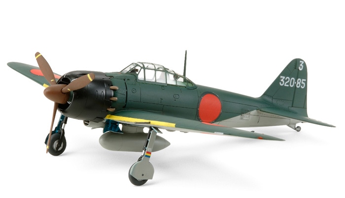 タミヤ1/32 三菱零戦52型 完成品ジオラマ