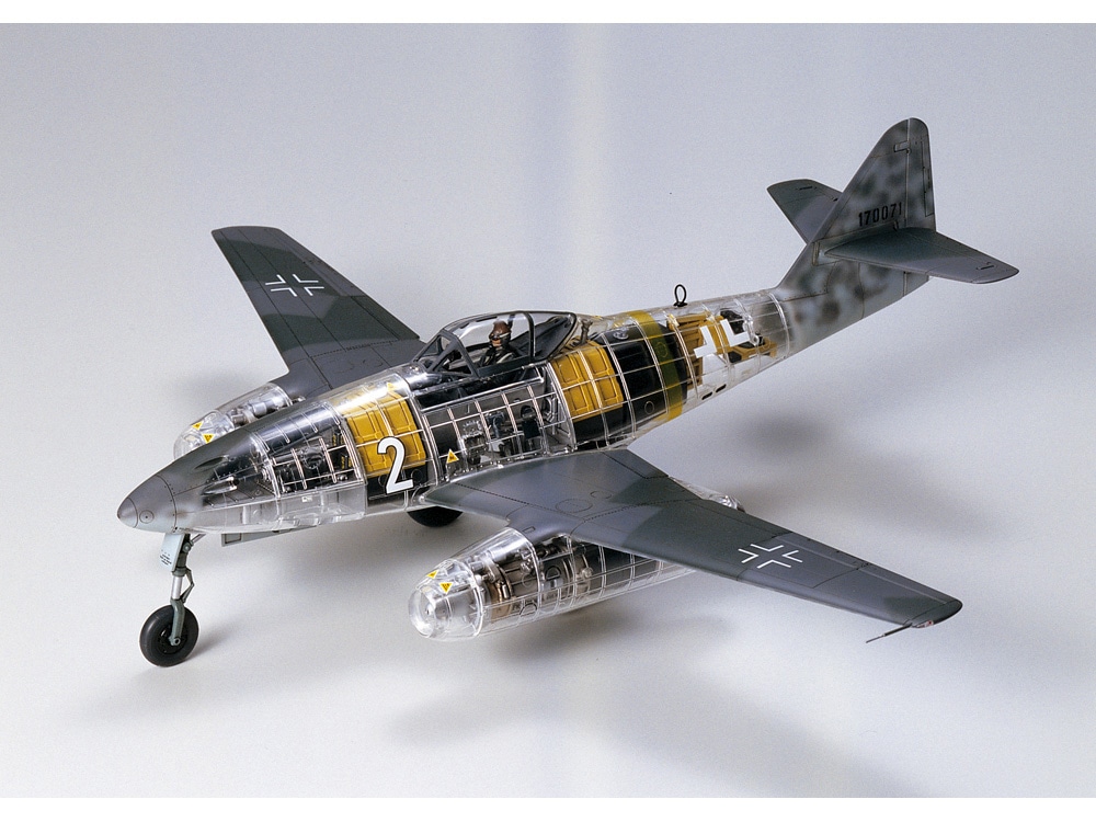 タミヤ 1/48 傑作機シリーズ メッサーシュミット Me262A-1a （クリヤー