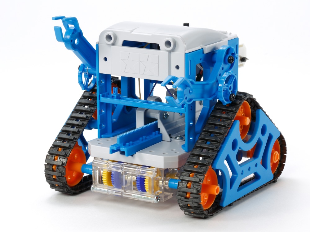 タミヤ その他特別企画商品シリーズ チェーンプログラムロボット工作セット（ブルー/イエロー） | タミヤ