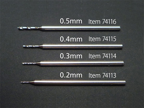 Tamiya Craft Tools FINE DRILL BIT (0.5mm) 74083