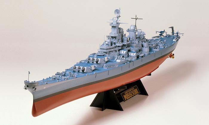 タミヤ1/350戦艦ミズーリ1991