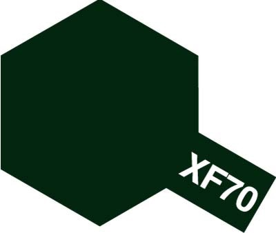 タミヤカラー Xf 70 暗緑色2 タミヤ