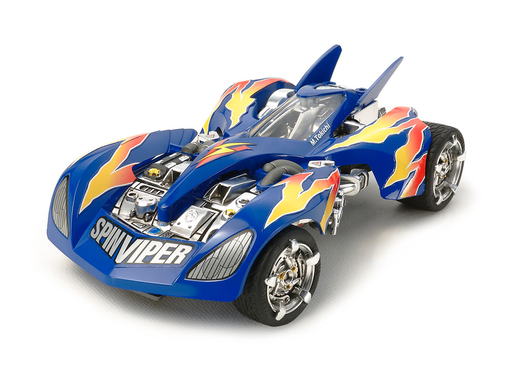 最安 新品未開封⭐️ミニ四駆 TAMIYA スピン アックス ブルーメッキ