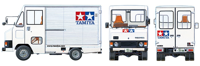 タミヤ1/24スポーツカーシリーズNO.41 トヨタハイエースクイックデリバリー