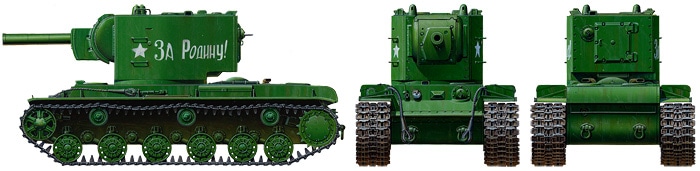 1:48 KV-2 Soviet Heavy Tank