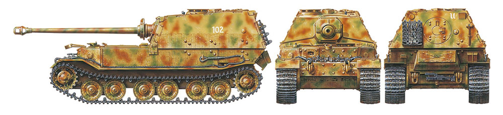 タミヤ 1/35 ミリタリーミニチュアシリーズ ドイツ重駆逐戦車 
