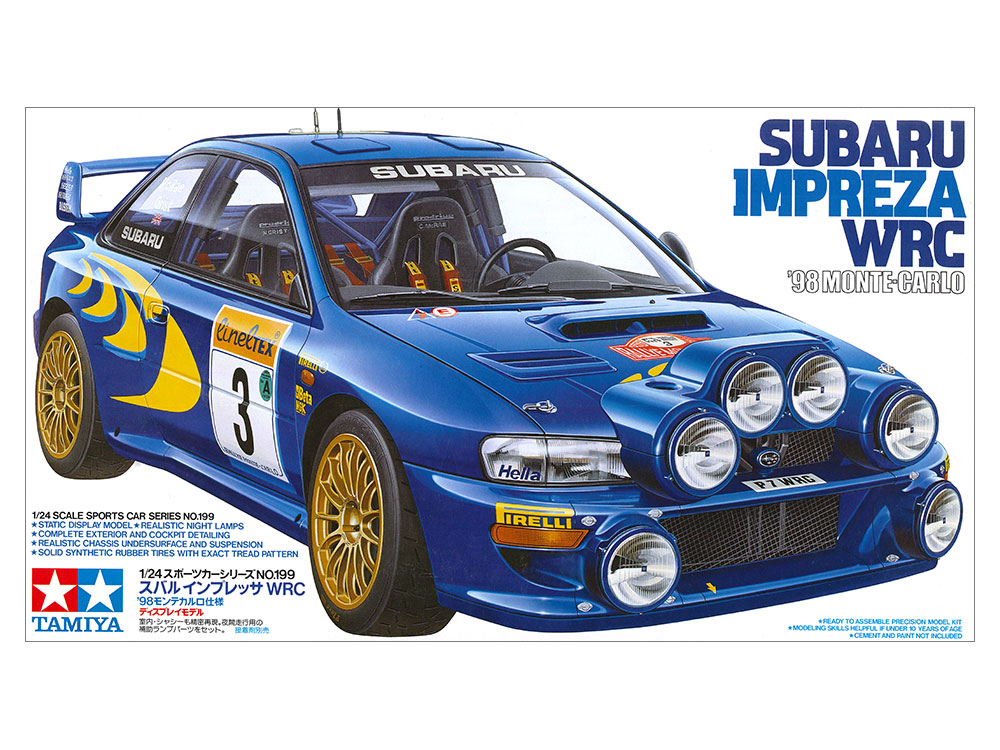 タミヤ 1/24 スポーツカーシリーズ スバルインプレッサWRC '98