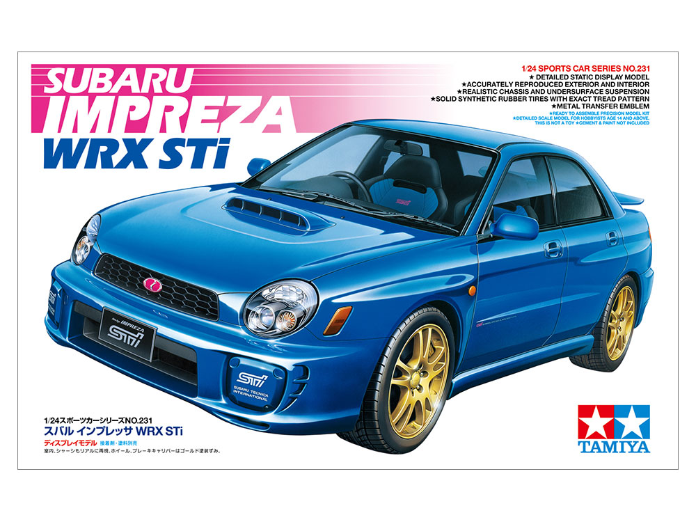 1/24 SUBARU IMPREZA WRX STi | TAMIYA