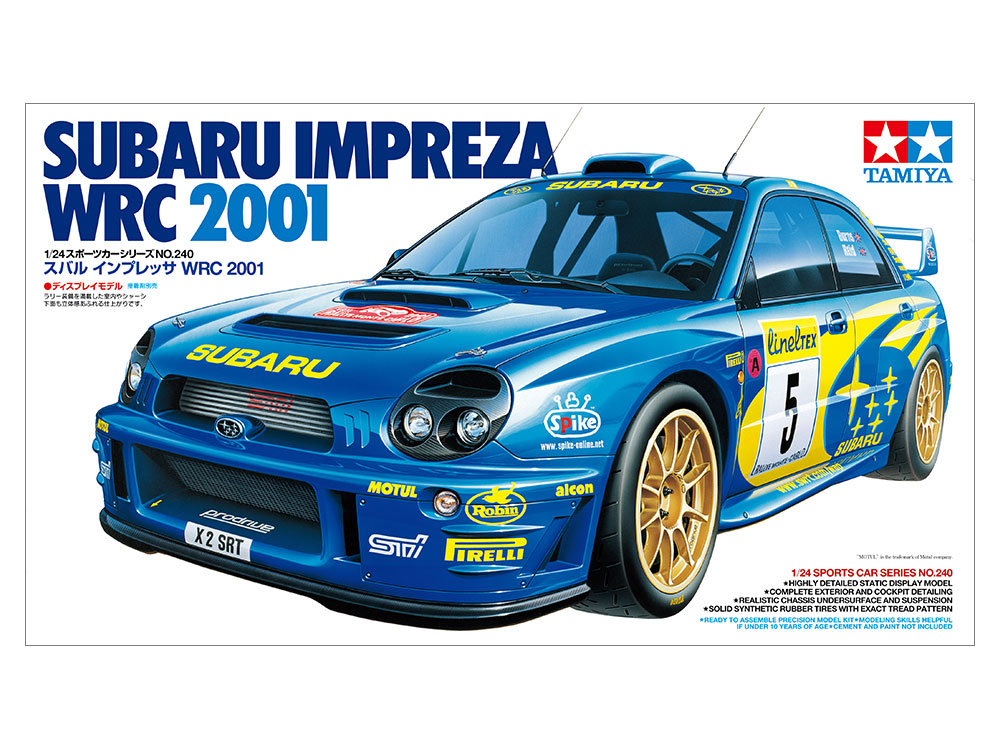 タミヤ 1/10 スバル インプレッサ WRC 2001 TL-01