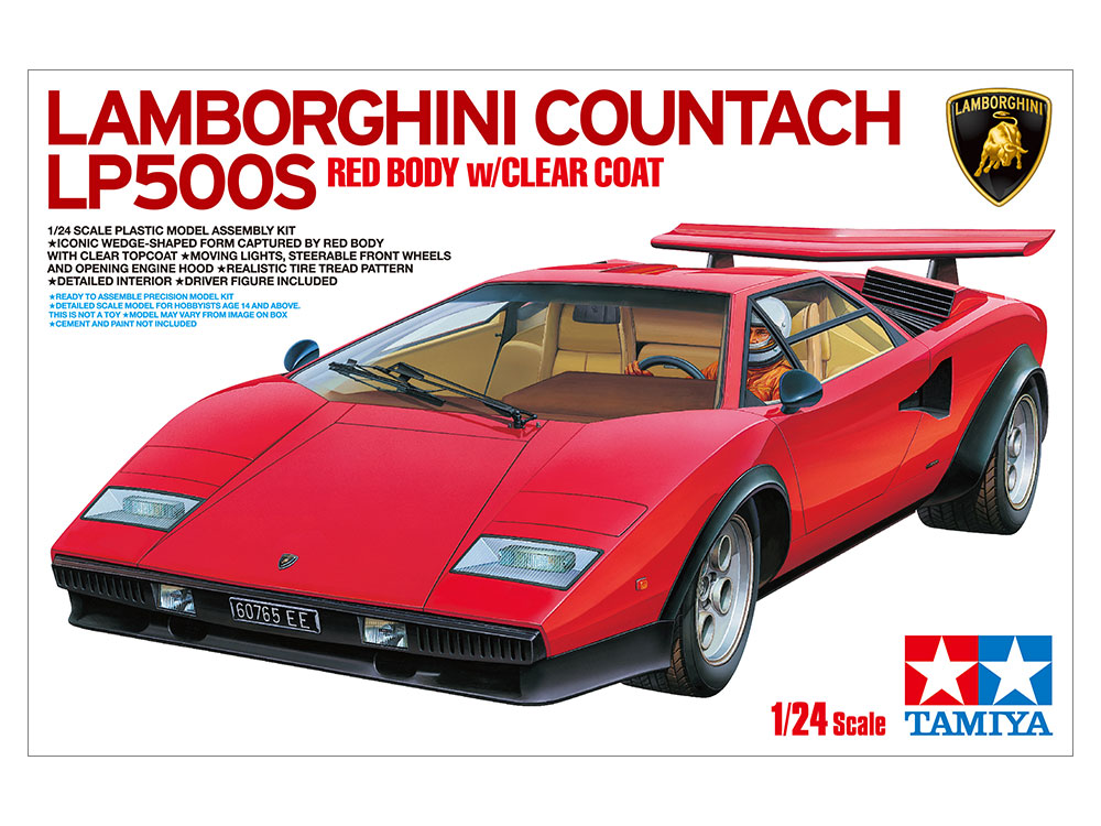 タミヤ★LAMBORGHINI countach LP500S ランボルギーニcountach